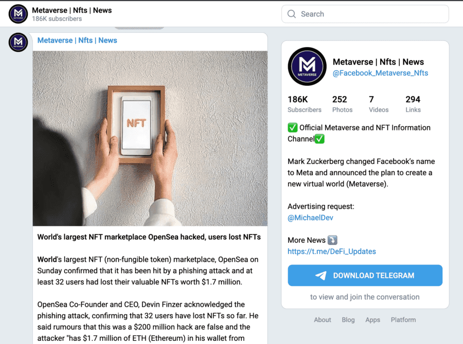 Metaverse NFT News
