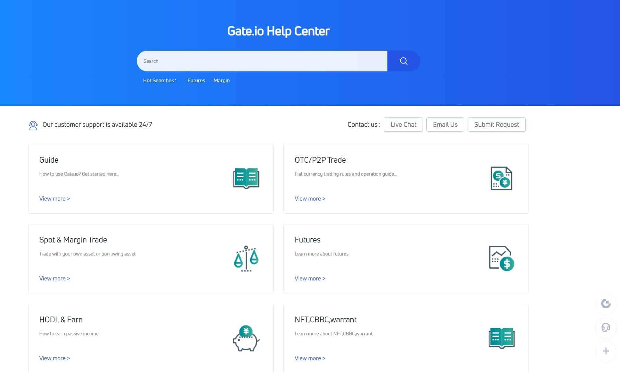 Gate.io support