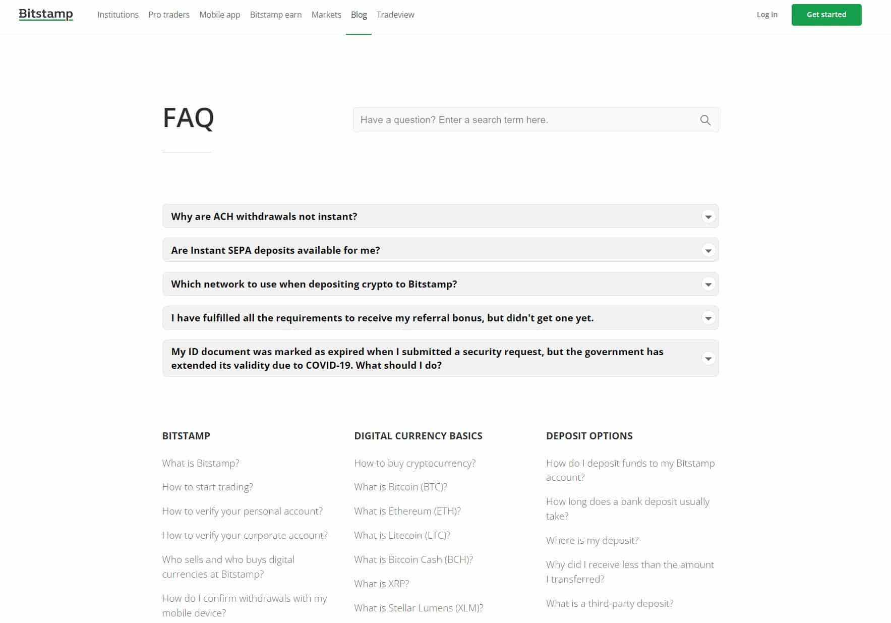 Bitstamp faq