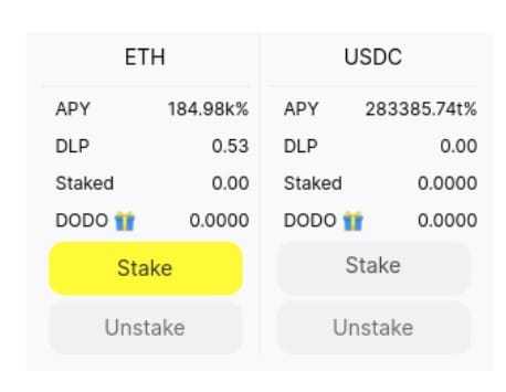 DODO DLP Stake