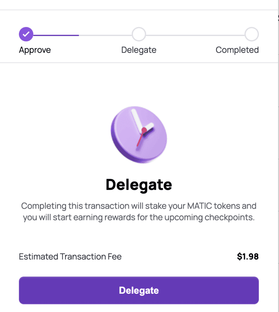 Delegate Screen