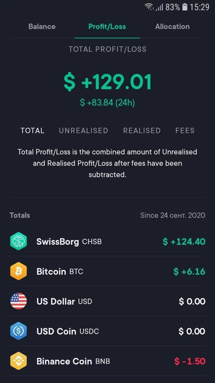 swissborg interface