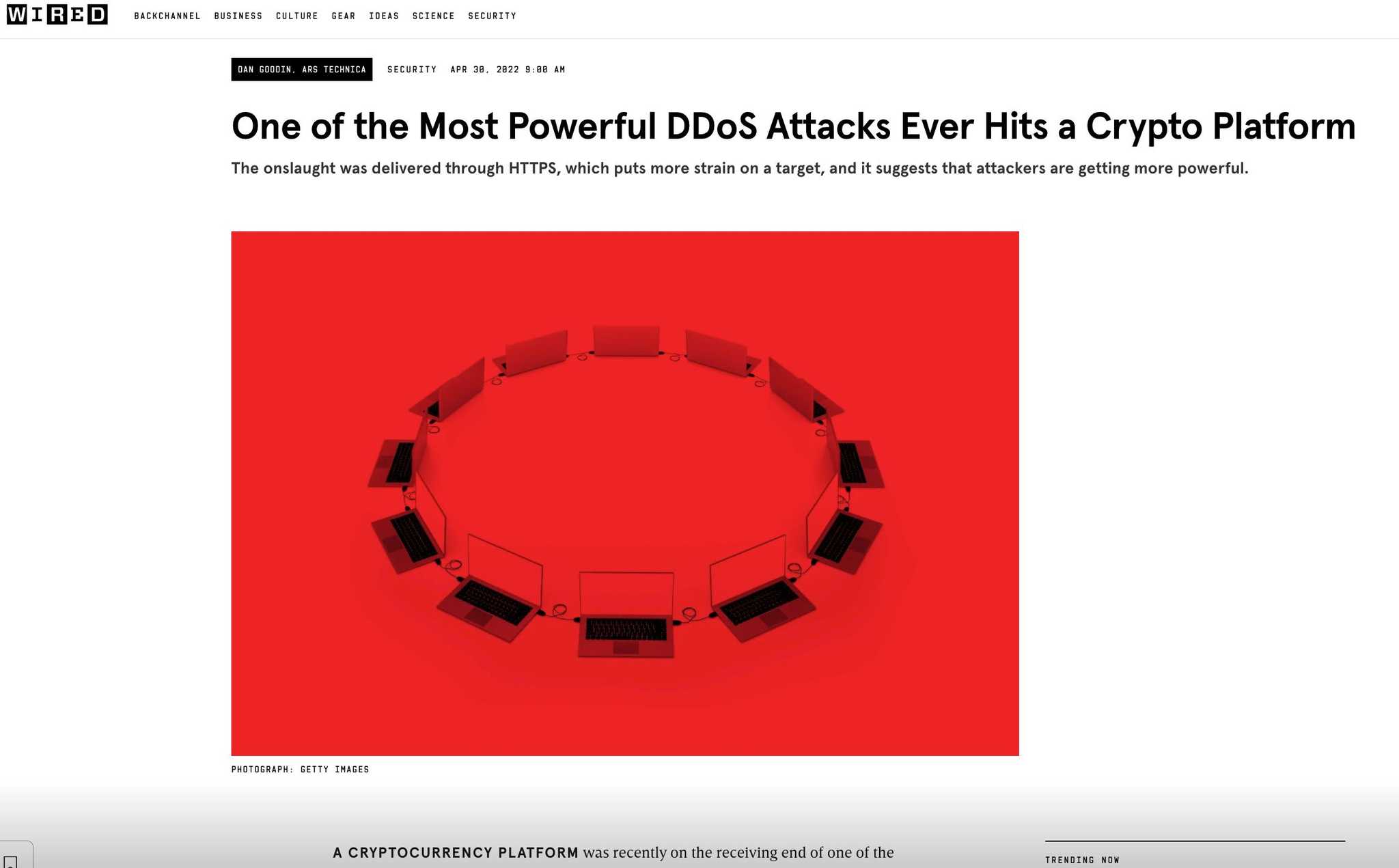 DDOS attack