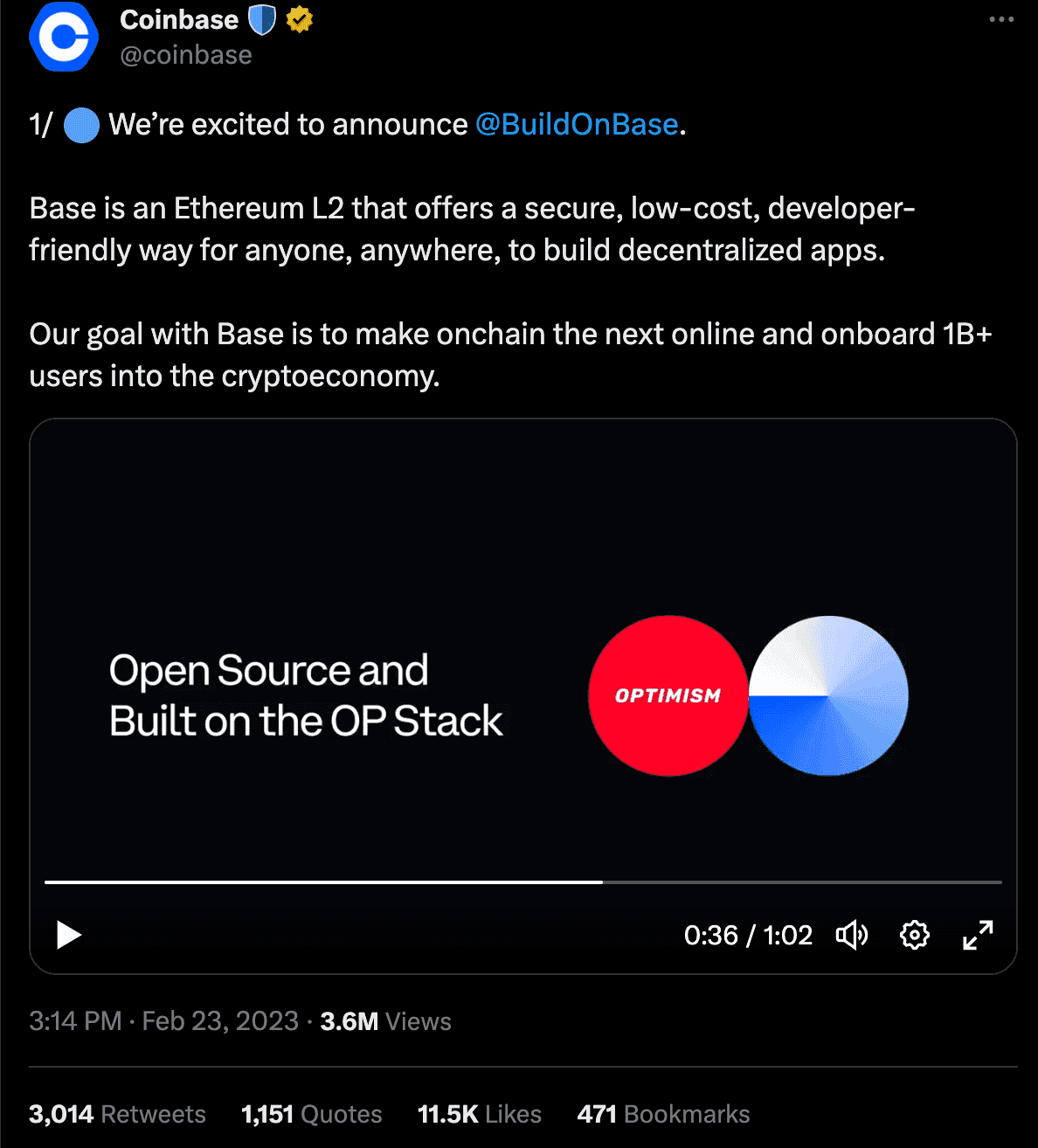 Coinbase Announces Base